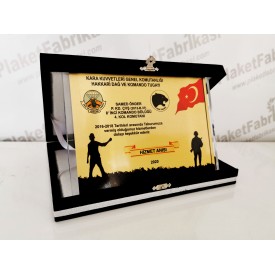 15x20 cm Asker Tayin Plaket