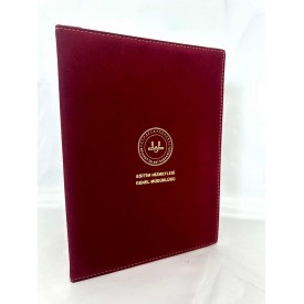 Diyanet Dikişli Kadife Diploma Kabı, İmza Sümeni, Sertifika Kabı